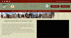Desktop Screenshot of equinevoices.org